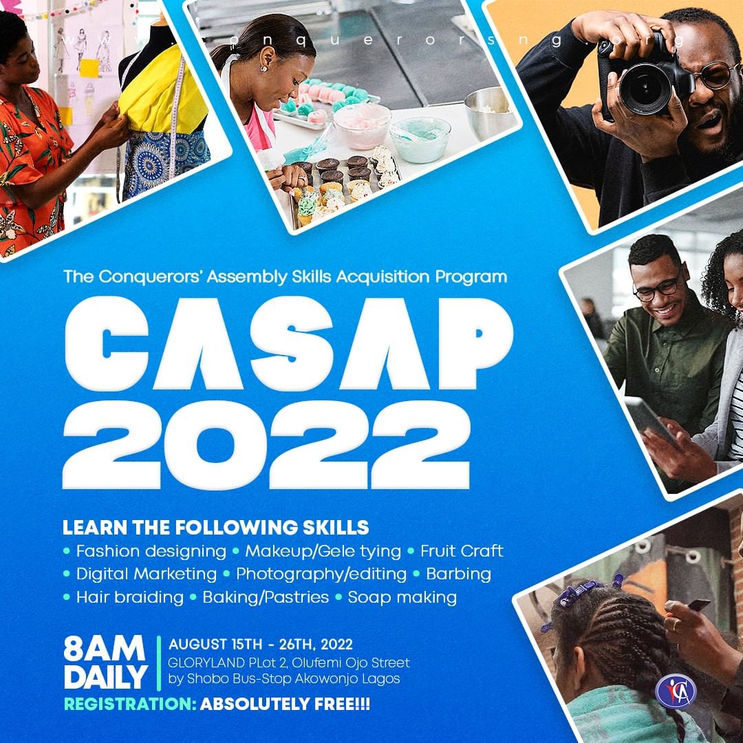 GOOD NEWS: CASAP 2022 REGISTRATION IS NOW OPENED – The Conquerors Assembly